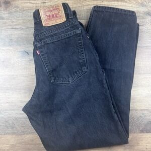Vtg Levi 550 Women's Relaxed Fit Tapered Leg Classic USA 90s Size 8x28.5 Jeans